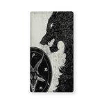 Black Demon Wolf Print Baby Crib Sheet