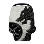 Black Demon Wolf Print Baby Seat Cover