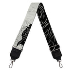 Black Demon Wolf Print Bag Strap