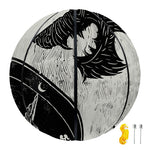 Black Demon Wolf Print Basketball