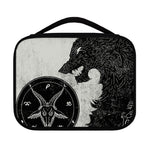 Black Demon Wolf Print Classic Bible Case