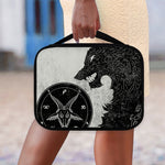 Black Demon Wolf Print Classic Bible Case