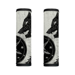 Black Demon Wolf Print Handle Covers