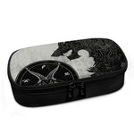Black Demon Wolf Print Insulin Cooler Travel Case