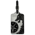 Black Demon Wolf Print Luggage Tag