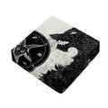 Black Demon Wolf Print Outdoor Seat Cushion Cover
