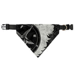 Black Demon Wolf Print Over The Collar Dog Bandana