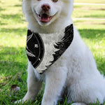 Black Demon Wolf Print Over The Collar Dog Bandana