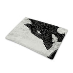 Black Demon Wolf Print Pet Cooling Mat Cover