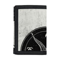 Black Demon Wolf Print Trifold Wallet