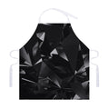 Black Diamond Print Adjustable Apron
