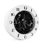 Black Diamond Print Alarm Clock