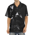 Black Diamond Print Aloha Shirt