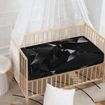 Black Diamond Print Baby Crib Sheet