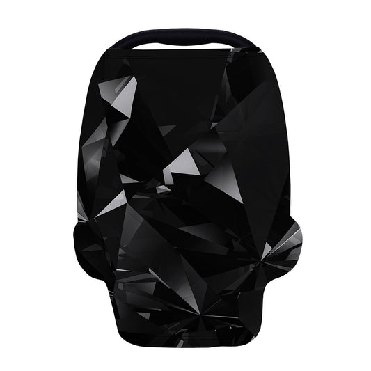 Black Diamond Print Baby Seat Cover