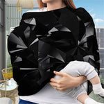 Black Diamond Print Baby Seat Cover