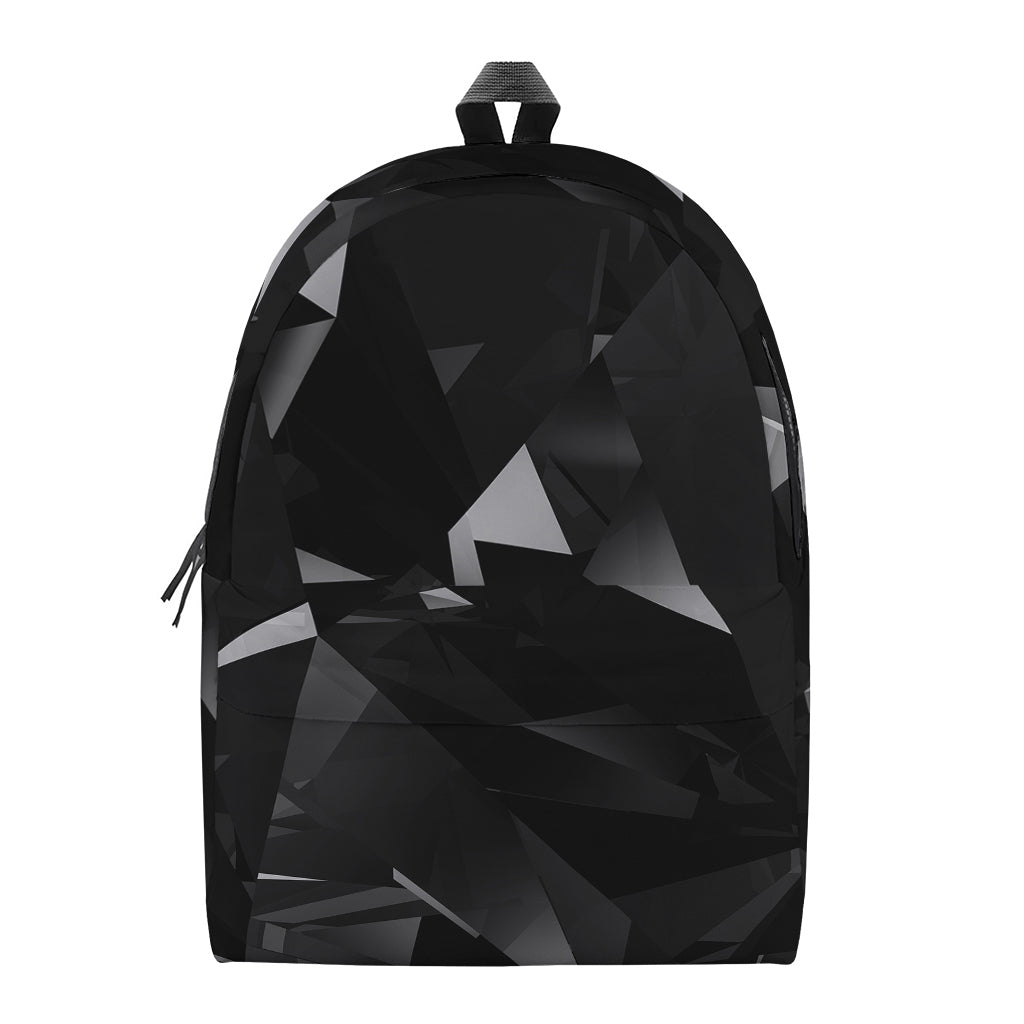 Black Diamond Print Backpack