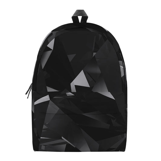 Black Diamond Print Backpack