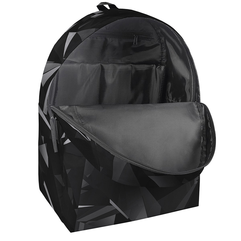 Black Diamond Print Backpack