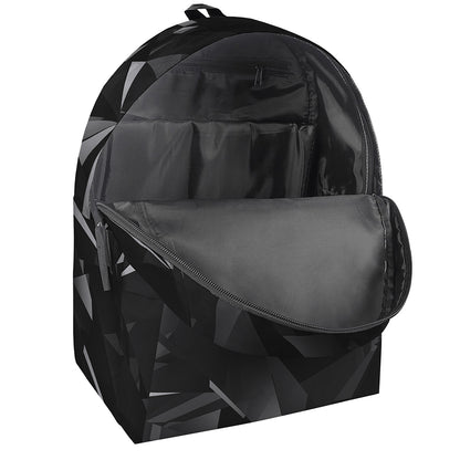 Black Diamond Print Backpack