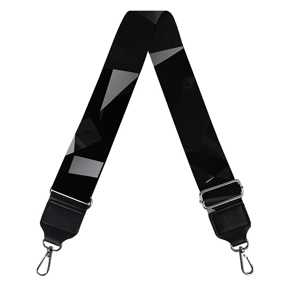 Black Diamond Print Bag Strap