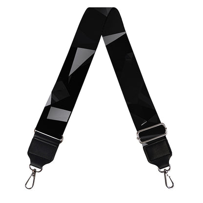 Black Diamond Print Bag Strap