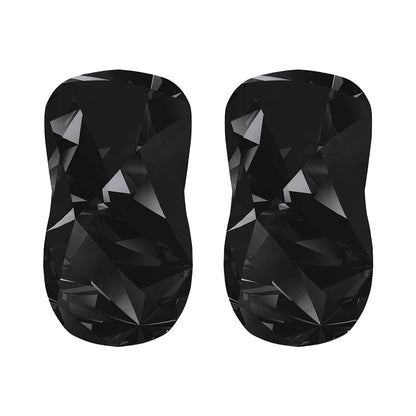 Black Diamond Print Bar Stool Covers