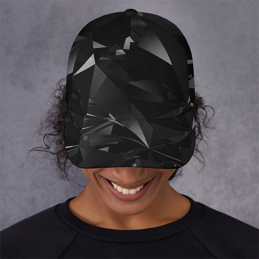 Black Diamond Print Baseball Cap