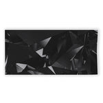 Black Diamond Print Beach Towel