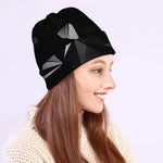 Black Diamond Print Beanie