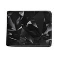 Black Diamond Print Bifold Wallet