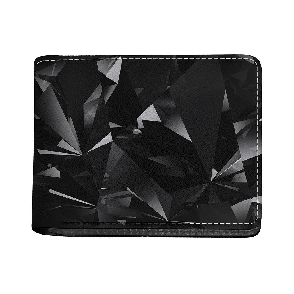 Black Diamond Print Bifold Wallet