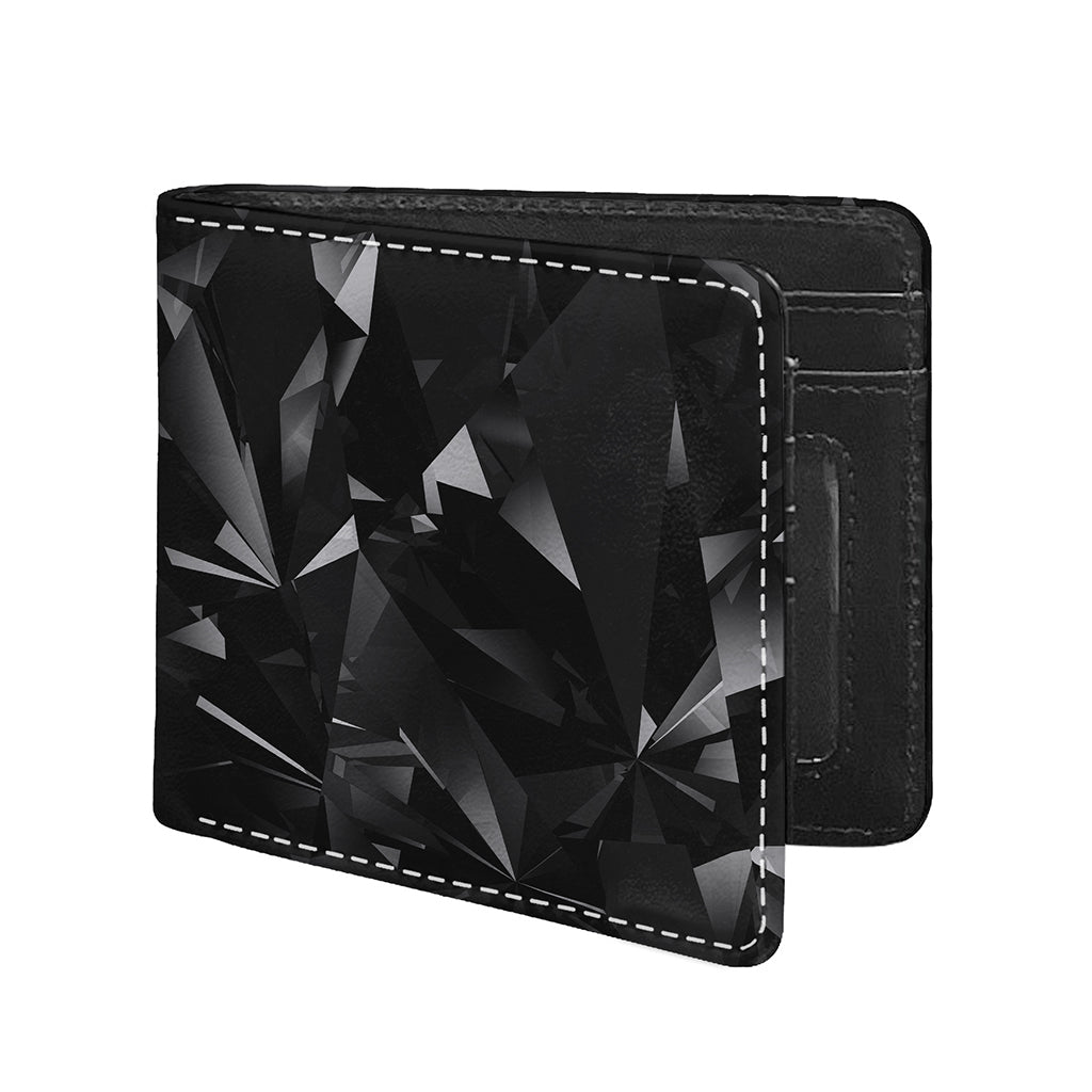 Black Diamond Print Bifold Wallet