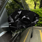 Black Diamond Print Car Side Mirror Covers