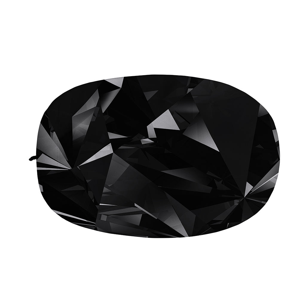 Black Diamond Print Car Side Mirror Covers