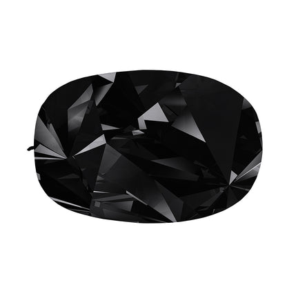 Black Diamond Print Car Side Mirror Covers