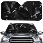 Black Diamond Print Car Windshield Sun Shade