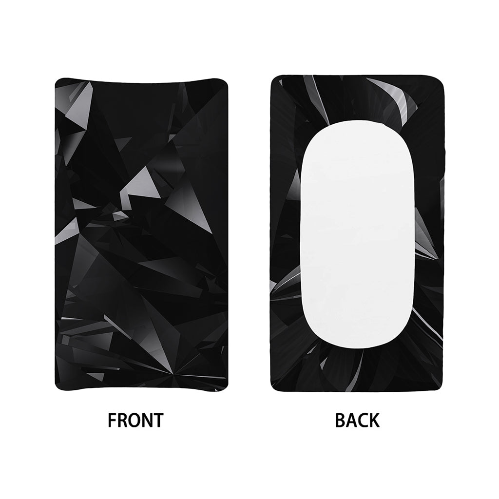 Black Diamond Print Changing Pad Cover