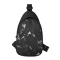 Black Diamond Print Sling Bag