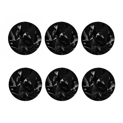 Black Diamond Print Coaster Set