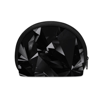 Black Diamond Print Coin Purse
