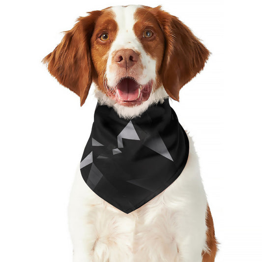 Black Diamond Print Dog Bandana