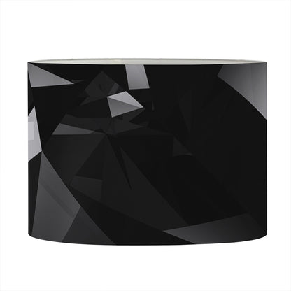Black Diamond Print Drum Lamp Shade