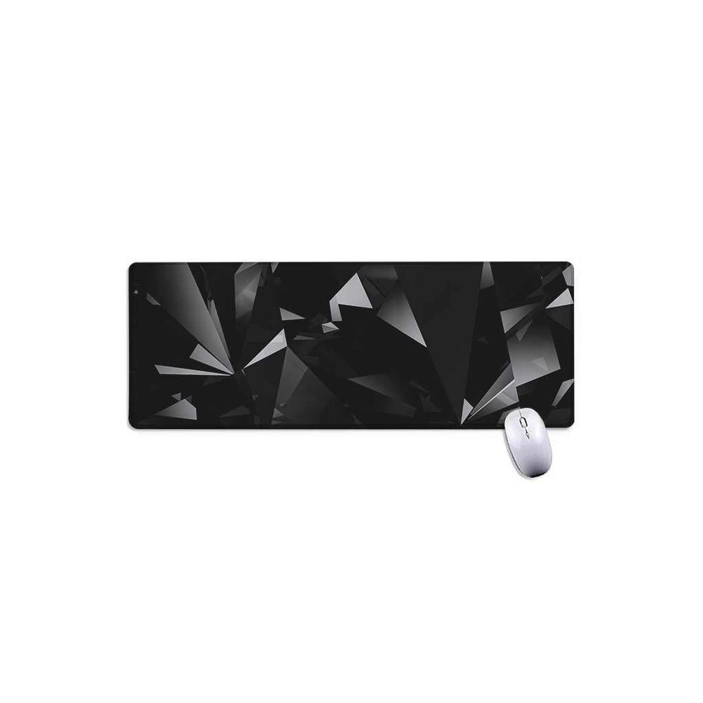 Black Diamond Print Extended Mouse Pad
