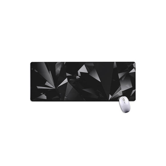 Black Diamond Print Extended Mouse Pad
