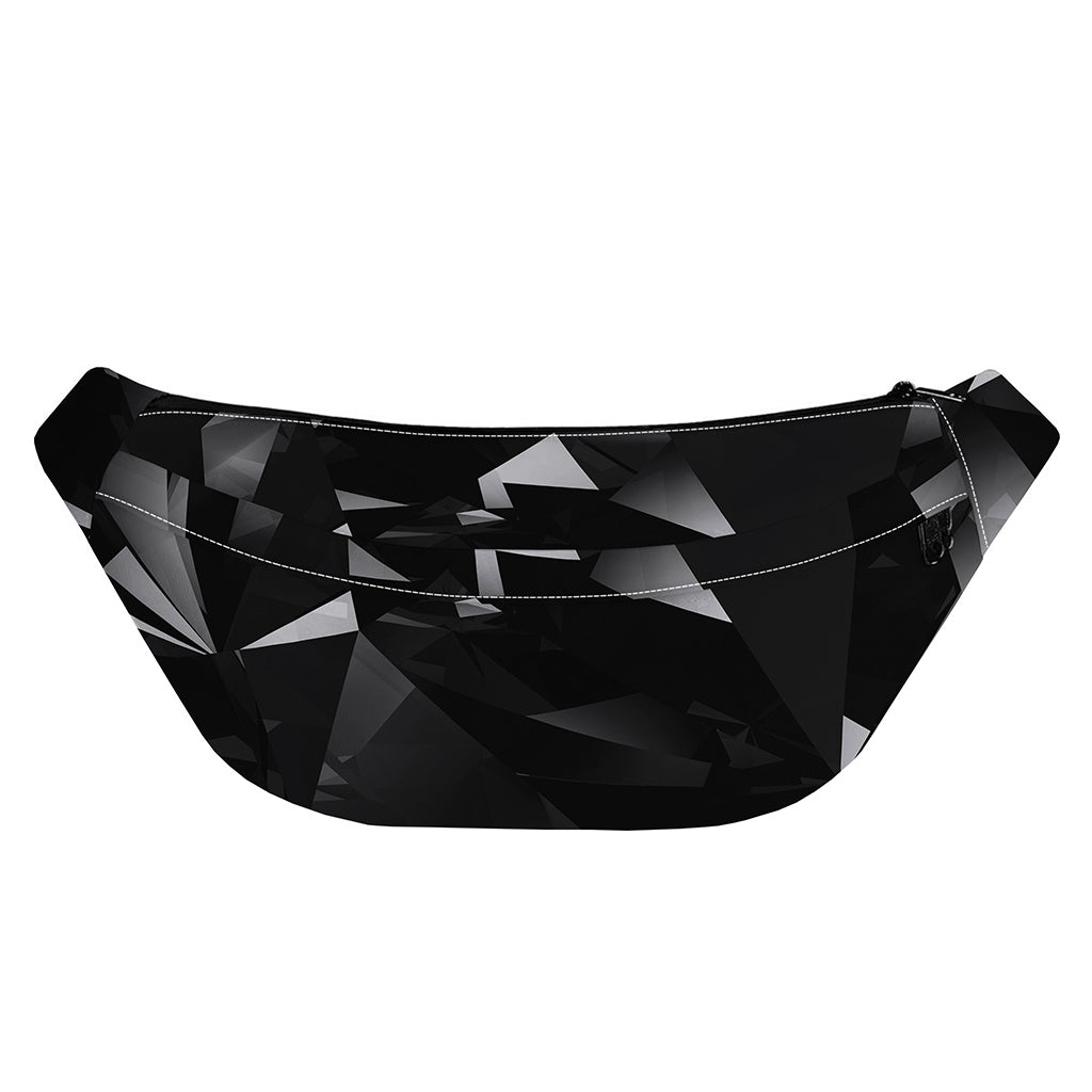 Black Diamond Print Fanny Pack