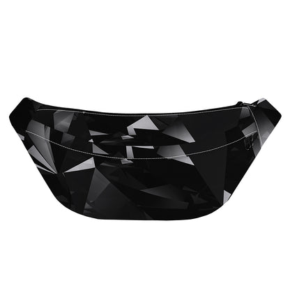 Black Diamond Print Fanny Pack