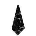 Black Diamond Print Hand Towel