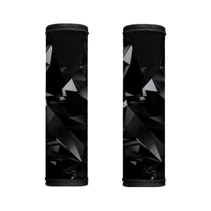 Black Diamond Print Handle Covers