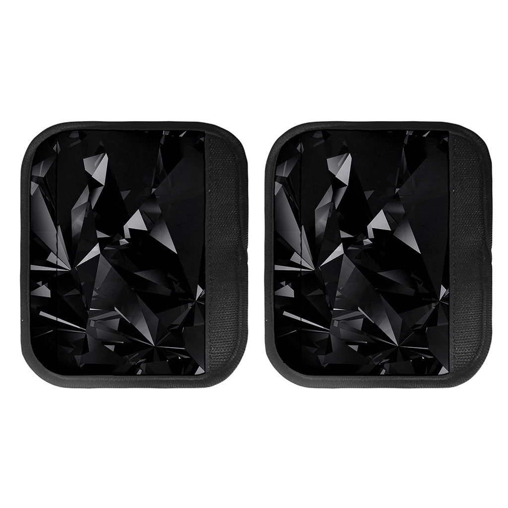 Black Diamond Print Handle Covers